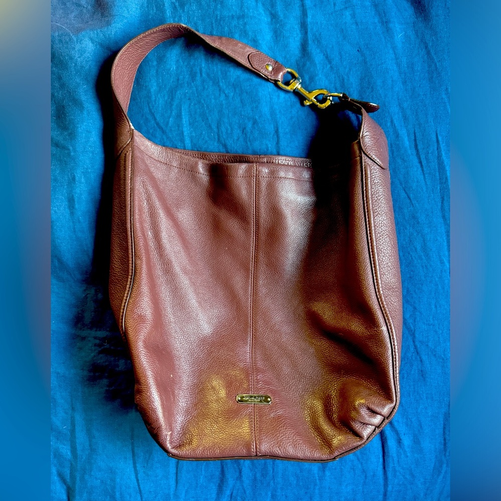 COACH M-1380-F23309 Burgundy Hobo Bag